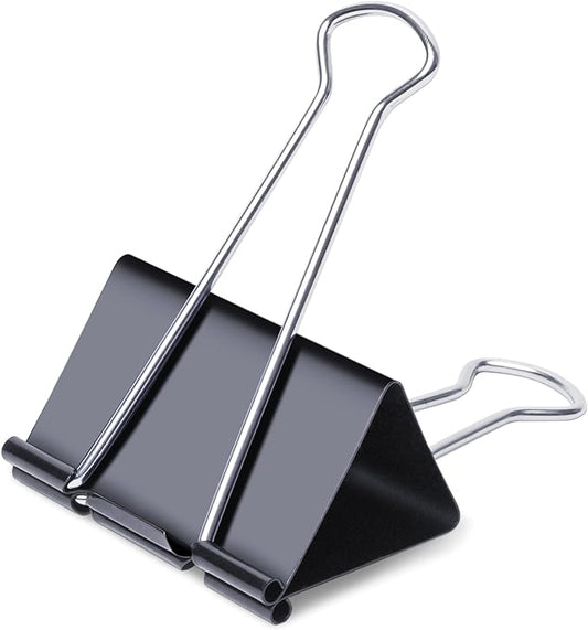 Ufmarine Jumbo Binder Clips 3 inch (18 Pcs), Extra Large Binder Clips for Office Supplies