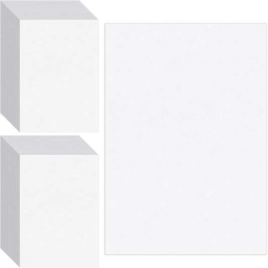 200 Sheets Cream Cardstock Paper Sheets 32 lb/120 gsm Stationery Paper, 8.5"x11" Thick Stationery Paper for Printing, Copy, Crafts, Letters, Wedding Invitations, Memus, Certificate, Business Cards