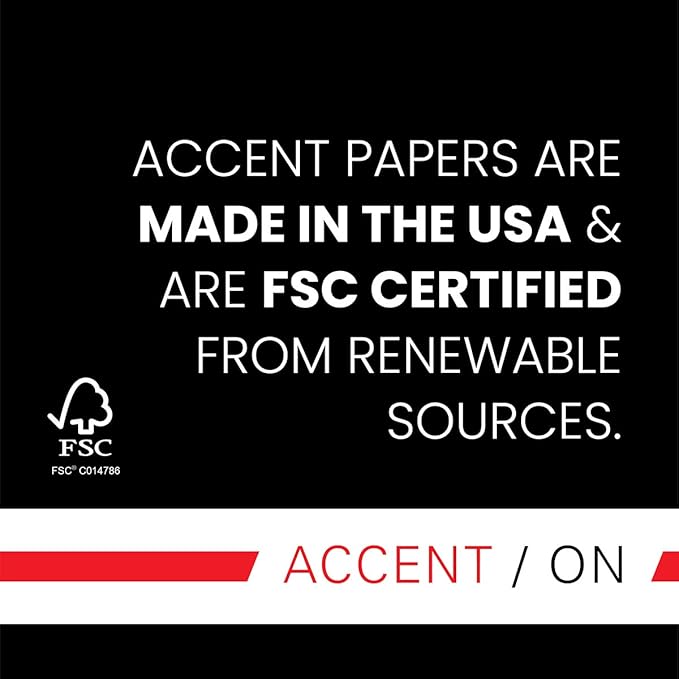 Accent Opaque Cream Printer Paper, 8.5” x 11” 28lb Bond/70lb Text Copy Paper – 2,000 Sheets (8 Reams) – Premium Computer Paper with Smooth Finish – 97 Bright, 104gsm – Warm White Copy Paper – 188176C