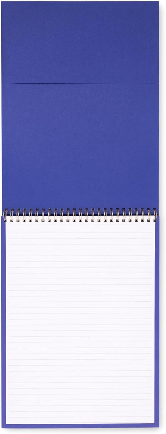 kate spade new york Large College Ruled Notebook, Top Spiral Notebook with 160 Pages, 11.75" x 8.5" Writing Pad, Charmed Library