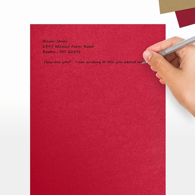 LUXPaper 8.5" x 11" Paper | Letter Size | Jupiter Metallic | 80lb. Text | 50 Qty