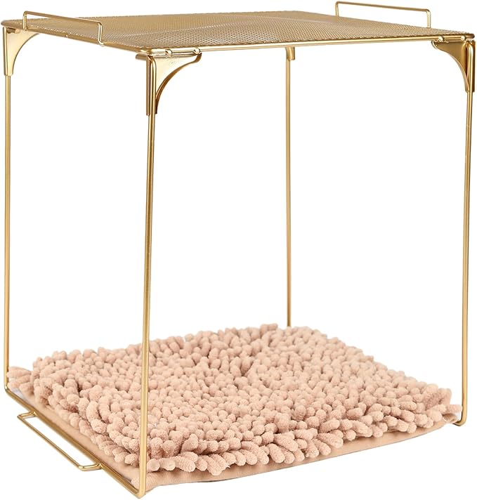 Locker Rug School Rugs Carpet Chenille 100% Microfiber Locker Carpet with Non Skid Backing Locker Decorations (Taupe, 10 * 10)