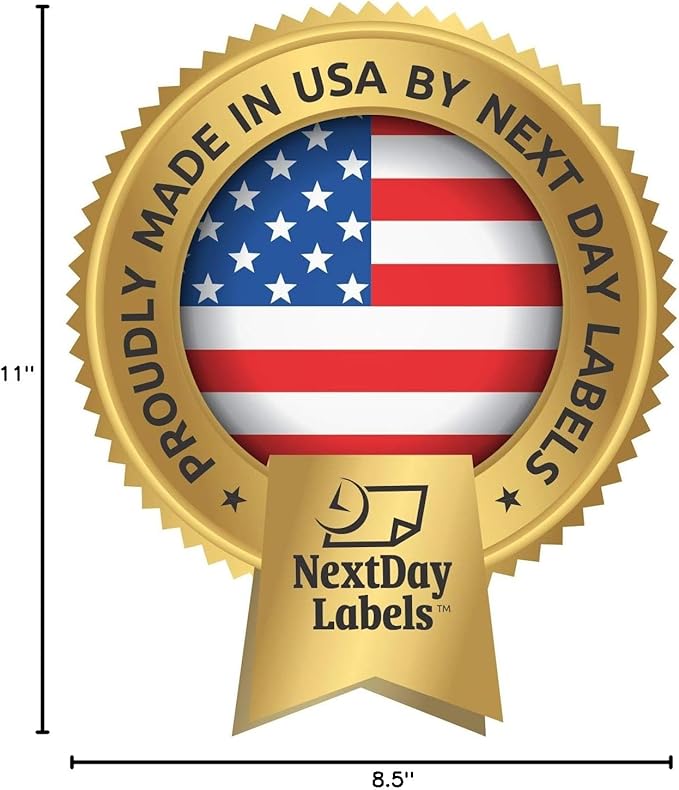 NextDayLabels - 8-1/2" x 11" Laser/Inkjet Postcards 4 Per Page, (4-1/4" x 5-1/2" Each Card | Blue, 1000 Cards)