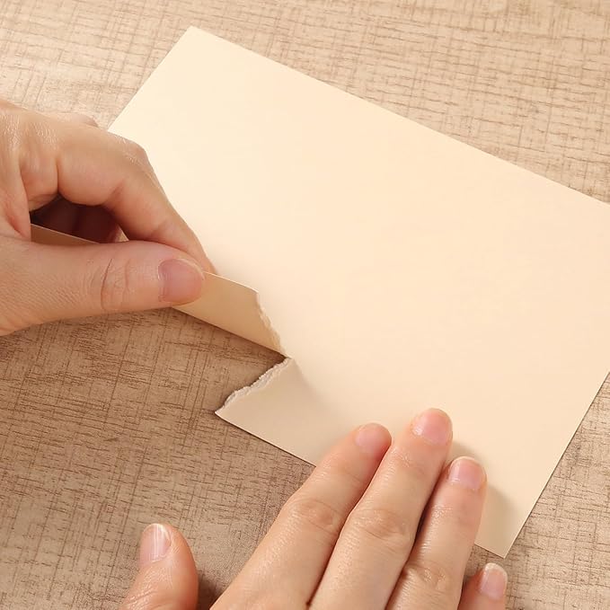 50 Sheets Colored Cardstock Paper 5 Colors, 250 GSM Heavy Card Stock for DIY Art Projects, Cards (Brown, 5x7)