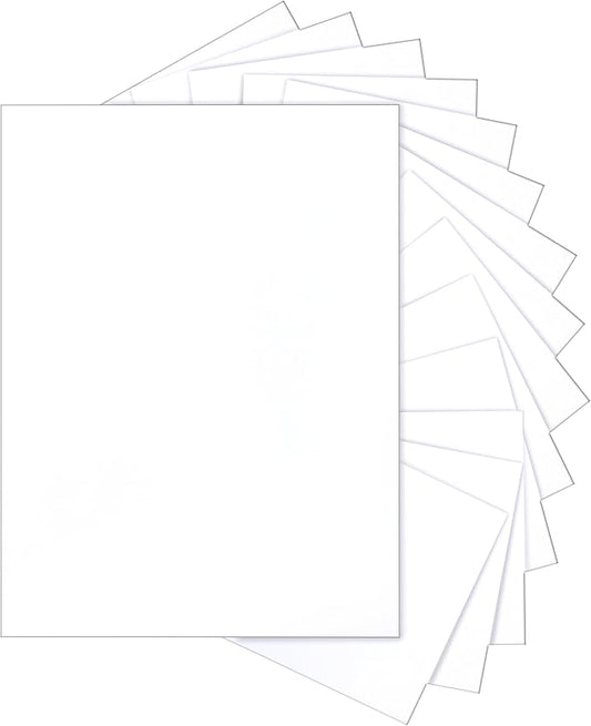 40 Sheets White Cardstock 8.5 x 11 Printer Paper, 75lb Heavyweight Paper White Card Stock for DIY Card Making, Greeting Cards, Business Cards, Wedding Invitations, Certificates, Menus