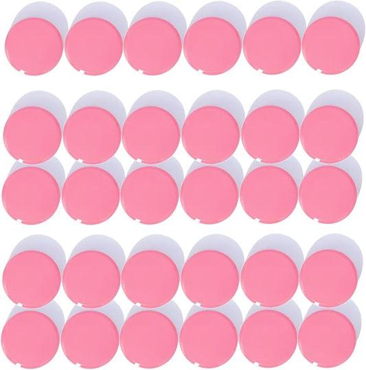 Fridge Magnets, 30 Pack Strong Small Refrigerator Magnets, Heavy Duty Cute Mini Whiteboard Round Magnets for Locker, Office, Classroom, Kitchen, Pink
