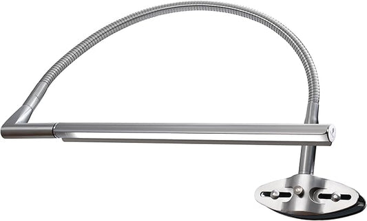 Desk & Table Lamp with Flexible Gooseneck - Clip On Clamp Lamp with Flexible Neck for Reading, Hobby, Work & Task