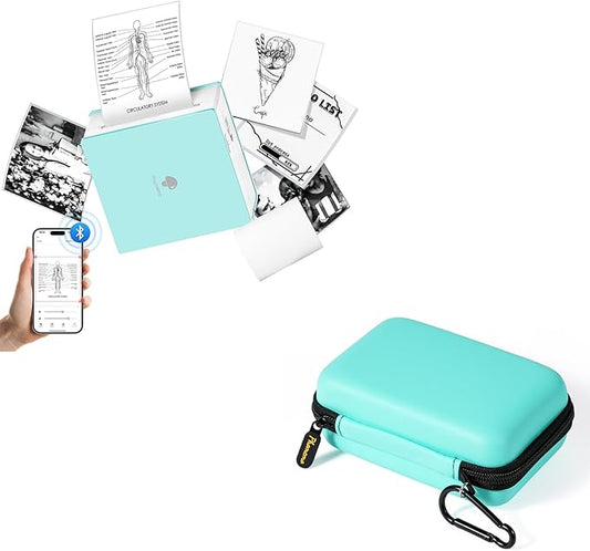 Phomemo M02 Mini Sticker Printer and Mini Sticker Printer Maker Green