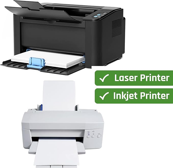 1" x 2-5/8" Shipping Address Labels 3000 Label Stickers Paper for Laser/Inkjet Printer 30 per Page Printable Mailing Labels - Matte, 100 Sheets