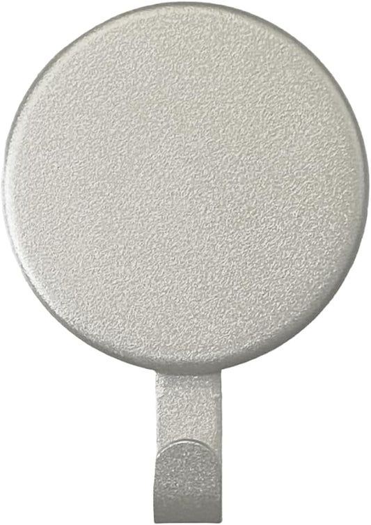 Haute Decor Attract Magnetic Hanger 10 lb Capacity 1-Pack (Textured Silver)