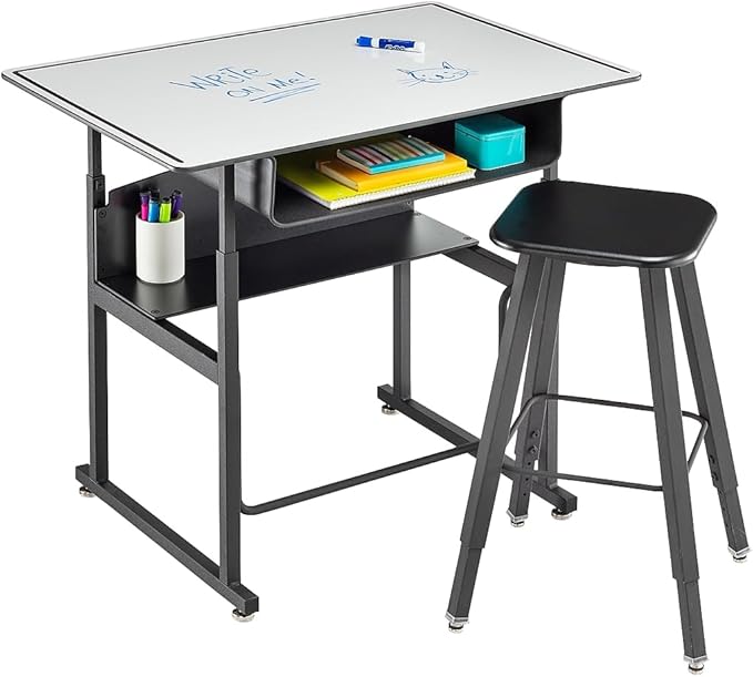 Safco Products 1209DE Alphabetter Desk, 36" x 24", Dry Erase