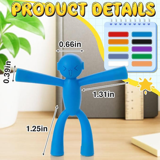 10 Pack Magnetic People for Adults, Decorative Refrigerator Magnets, Creative Magnet Set for Fridge, Locker, Office, and Home Organization