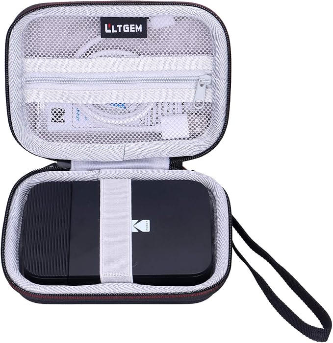 LTGEM Hard Case Compatible with Kodak Step Mobile Photo Mini Color Printer/Kodak Smile Instant Digital Printer - Protective Travel Carrying Storage Bag