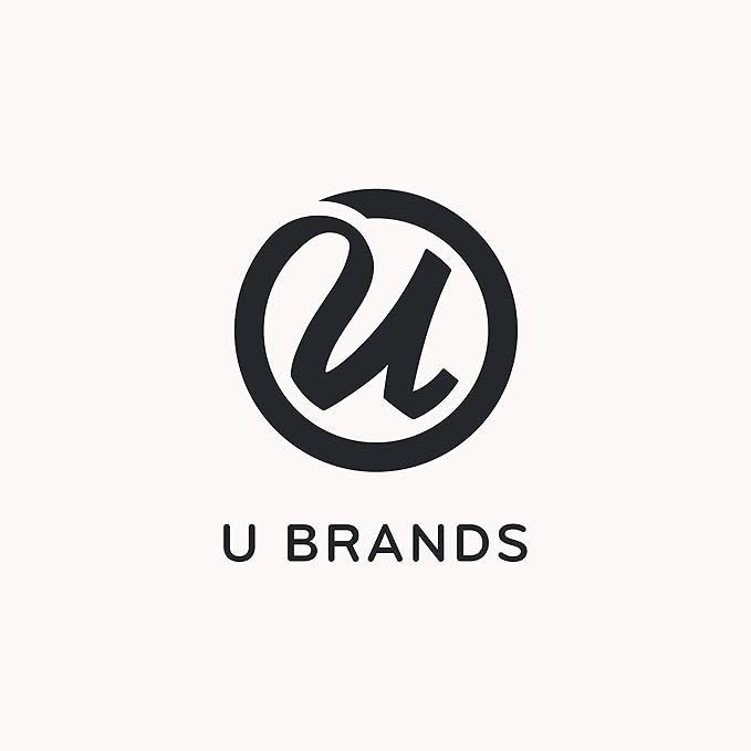 U Brands Bold Tip Liquid Glass Whiteboard Markers with Eraser for Glass Boards, Dry Erase Boards, and Chalk Boards, Black, Set of 12