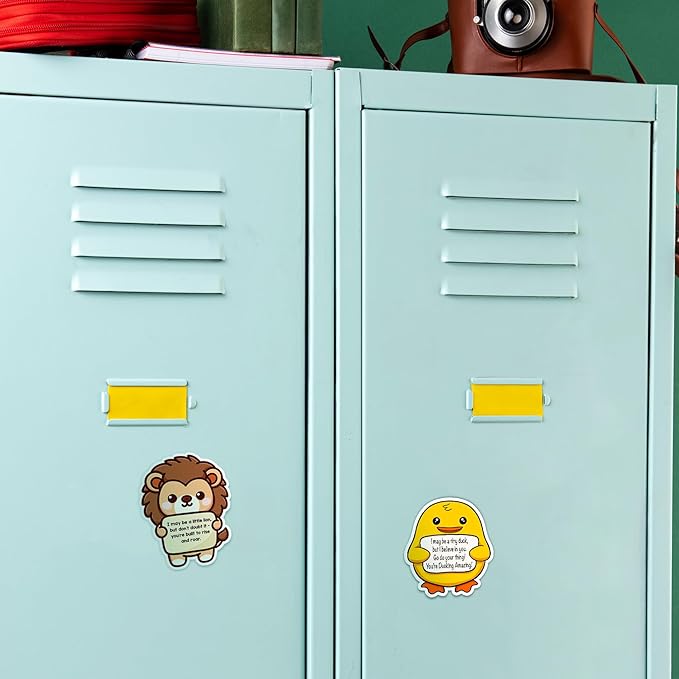 16PCS Emotional Support Animal Fridge Magnets – Uplifting Affirmation Gifts for Kids, Refridgerator Cabinet Door Dishwasher for Home/Office Decoration, Children