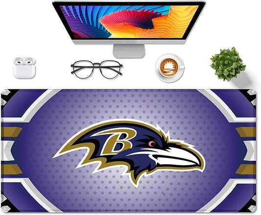 Large Mouse Pad Desk Mat for Home Office, Gaming Mousepad Extended Desk pad - Computer Keyboard Mouse Mat with Non-Slip Base and Stitched Edge Office Desk Organizers and Accessories