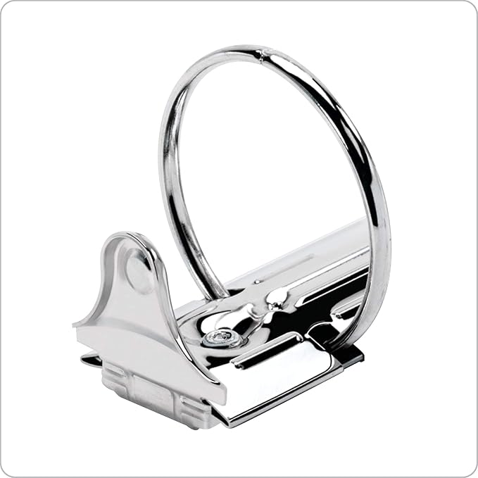 Cardinal Nonstick Round -Ring Vue Binders (CRD67425), Black, 2-Inch (67425) (Pack of 6)