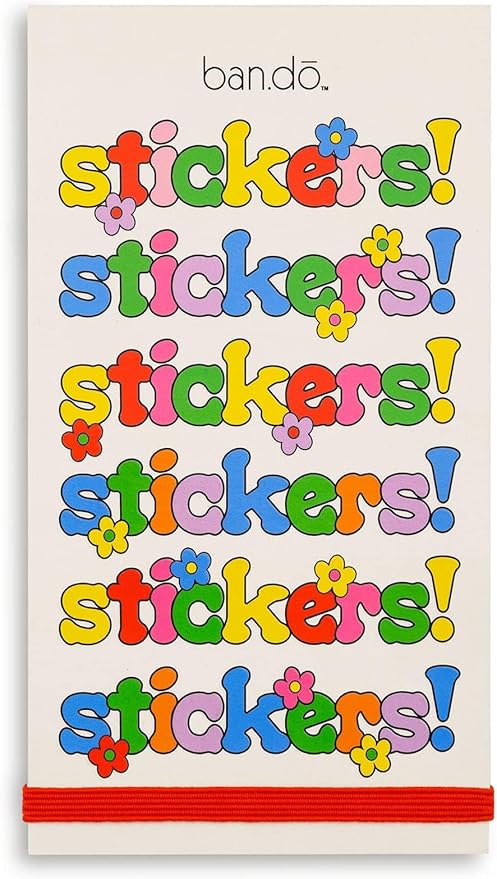ban.do Sticker Book with Over 700 Assorted Stickers and 35 Sheets with Fun/Colorful/Aesthetic Pack for Scrapbooking Planners or Journals, Issue 9