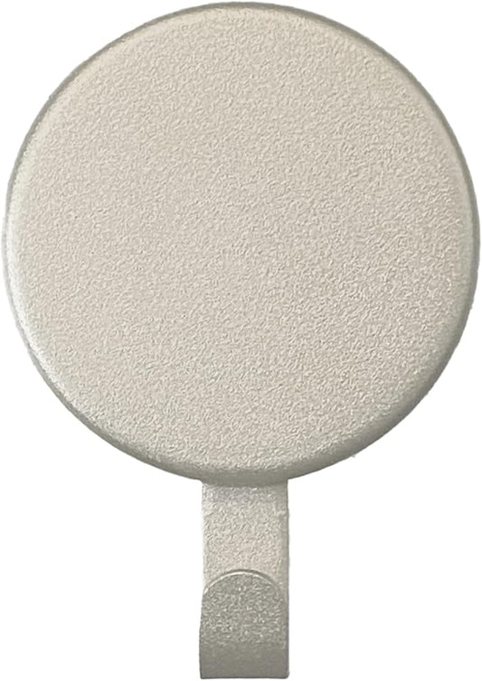 Haute Decor Attract Magnetic Hanger 10 lb Capacity 1-Pack (Textured Silver)