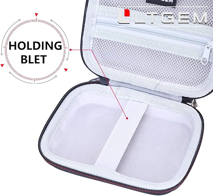 LTGEM Hard Case Compatible with Kodak Step Mobile Photo Mini Color Printer/Kodak Smile Instant Digital Printer - Protective Travel Carrying Storage Bag