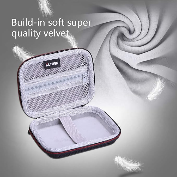 LTGEM Hard Case Compatible with Kodak Step Mobile Photo Mini Color Printer/Kodak Smile Instant Digital Printer - Protective Travel Carrying Storage Bag