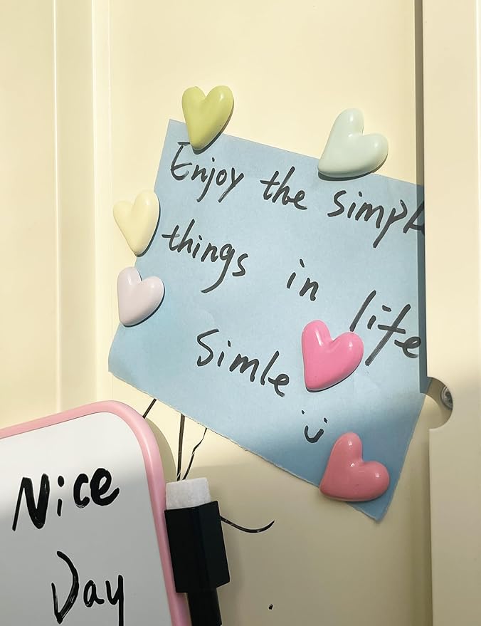 14 Pcs Pink Locker Accessories Kit with Locker Shelf Locker Organizer for Girls, Magnetic Whiteboard Magnet Locker Mirror Rug Pen Holder Heart Magnets, Back to School Kit for Locker Decor Office