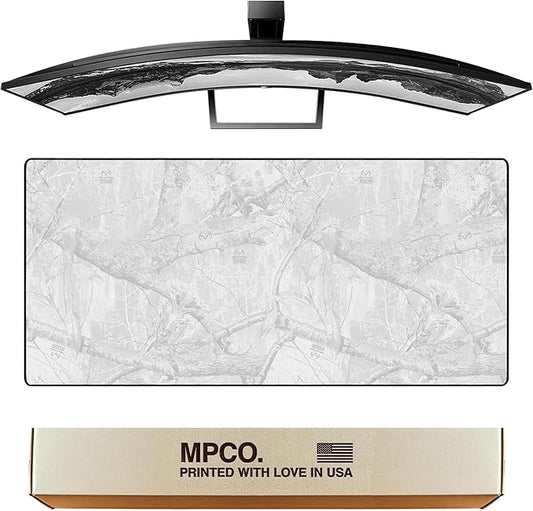MPCO. Dark Fantasy Large Gaming Desk Pad - 36" x 17" Duraglyde Fabric Thunder’s Wrath Keep Desk Mats - Non-Slip, Washable, Smooth Glide for Precision Gaming & Work
