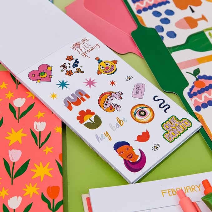 ban.do Sticker Book with Over 700 Assorted Stickers and 35 Sheets, Fun/Colorful/Aesthetic Pack with for Scrapbooking Planners or Journals (Issue 10)