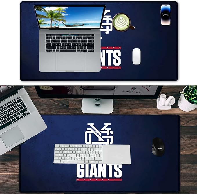 Large Mouse Pad Desk Mat for Home Office, Gaming Mousepad Extended Desk pad - Computer Keyboard Mouse Mat with Non-Slip Base and Stitched Edge Office Desk Organizers and Accessories