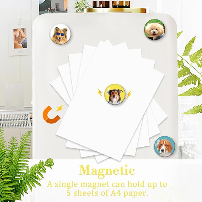 MORCART Cat Magnets for Fridge, Cute Magnets for Refrigerator Locker Whiteboard Decorative Magnetic Board Cabinets Classroom Office Cubicle School Gift for Adult 30PCS