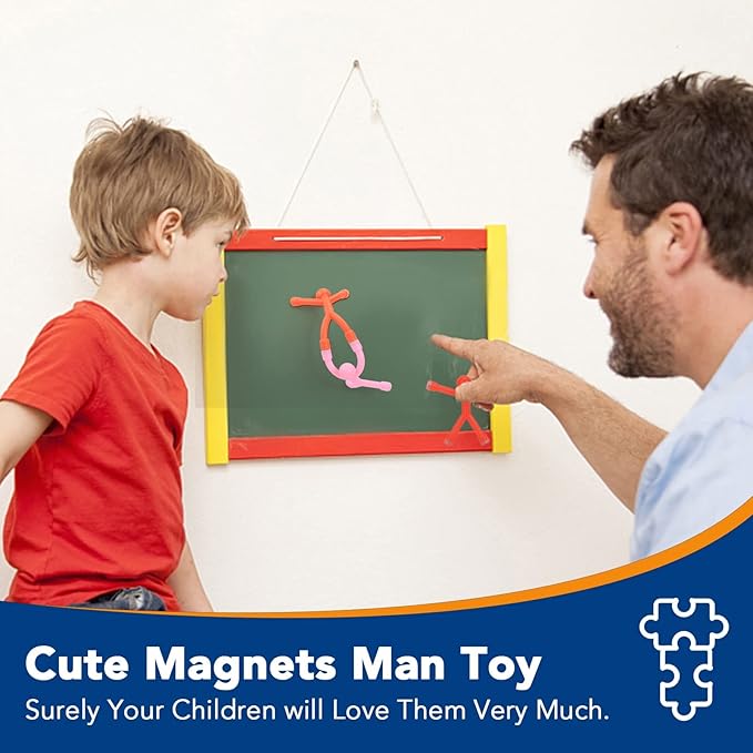 TRYMAG Men Fridge Magnets, 20 Pcs Cute Magnets Fridge for Adults, Funny Humanoid Toys for Kids, Humanoid Mini People Colorful Magnetic for Locker, Office, School Decoration