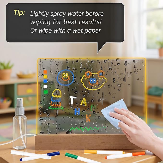 14 Pcs 4.1 Inch 7 Colors Mini Neon Dry Erase Markers, Acrylic Board Color Neon Markers Pens for LED Drawing Message Writing Note Board with Colors
