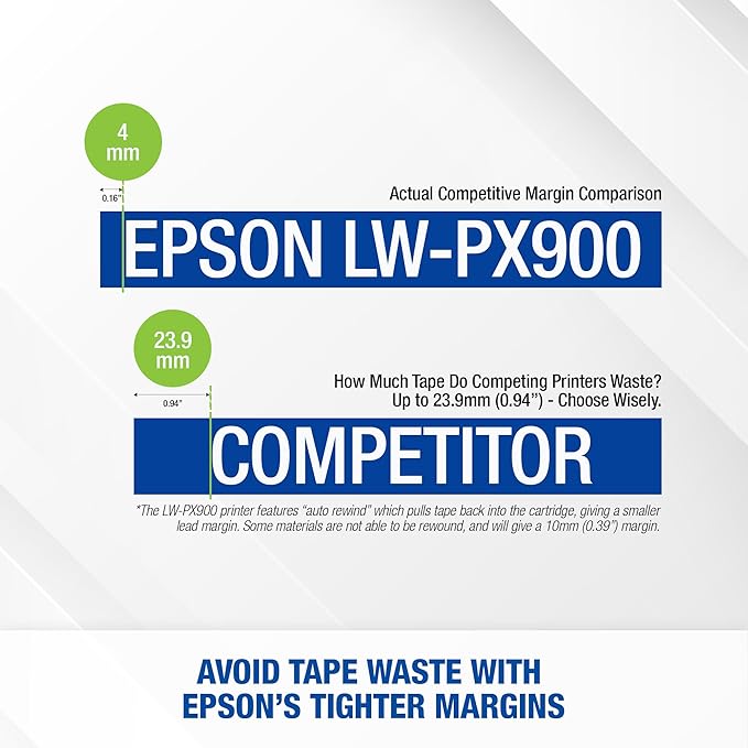 LABELWORKS Epson LW-PX900PCD Industrial Label Maker Kit - Complete Kit with Accessories, Compatible with All Epson PX Tape Types, Portable Handheld Label Printer