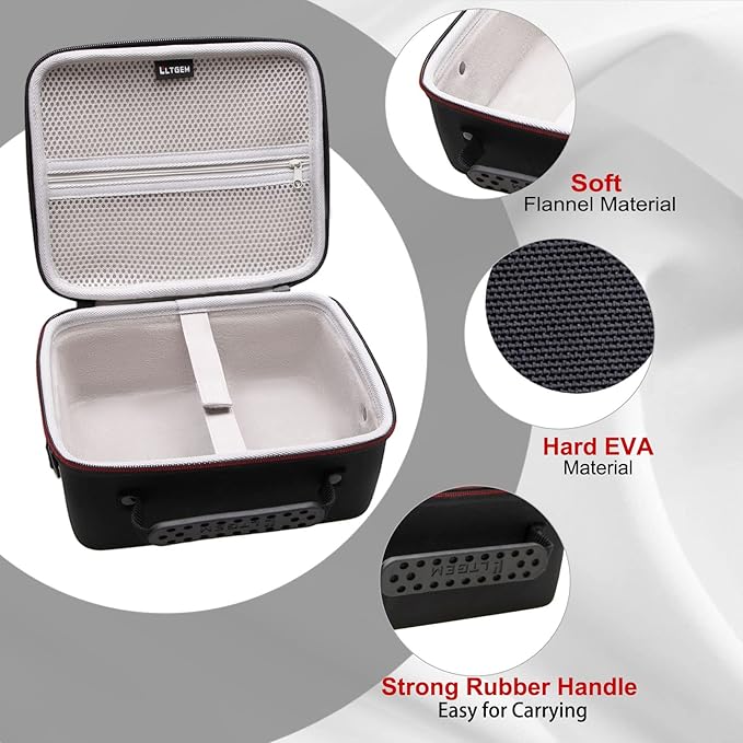 LTGEM Hard Case Compatible with Canon SELPHY CP1500 / CP1300 / CP1200 Compact Photo Printer/Portable Photo Printer (with Shoulder Strap)