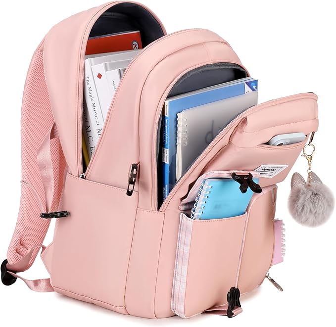 Cute Backpack for Girl Teenager Daily Backpack Women Backpack Purse Pink