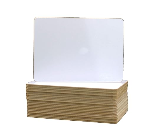 Flipside Dry-Erase Whiteboard, 5-inch x 7-inch (10256), White, 24/Pack