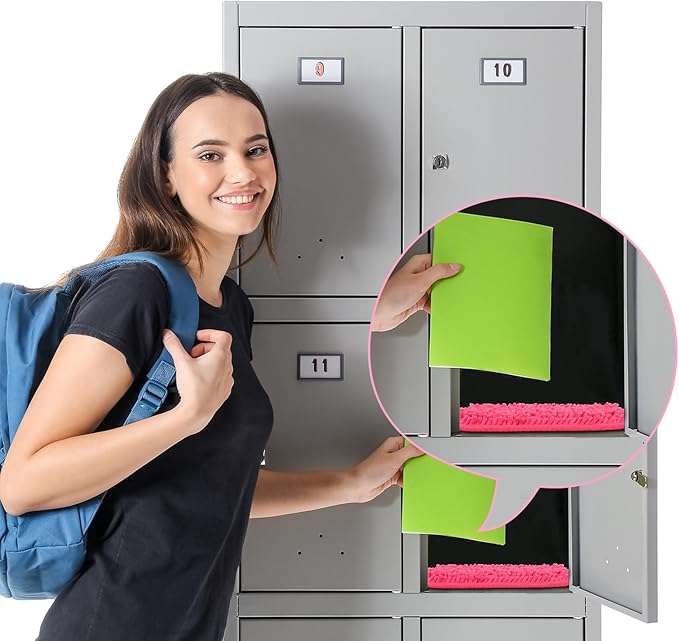 Locker Organizer Shelf and Locker Carpet 、locker accessories、Decorating Kit Suitable for School, Office、 Pink Locker Accessory for Girls Back to School Essentials(1, Pink)