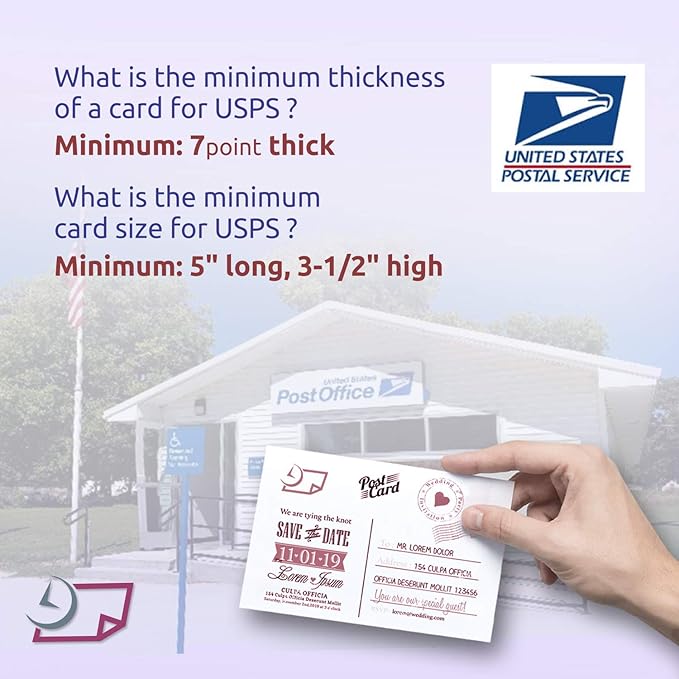NextDayLabels - 8-1/2 x 11 Laser and Inkjet Printer Post cards 4 up Per Page, (4-1/4" x 5-1/2" After Perf) 50 Sheets / 200 Cards