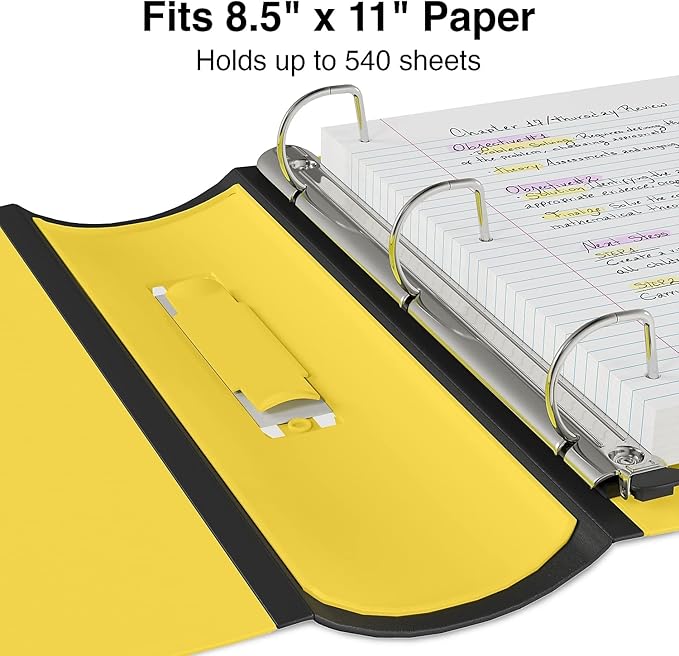 Staples Better Binder, 2-Inch, Yellow