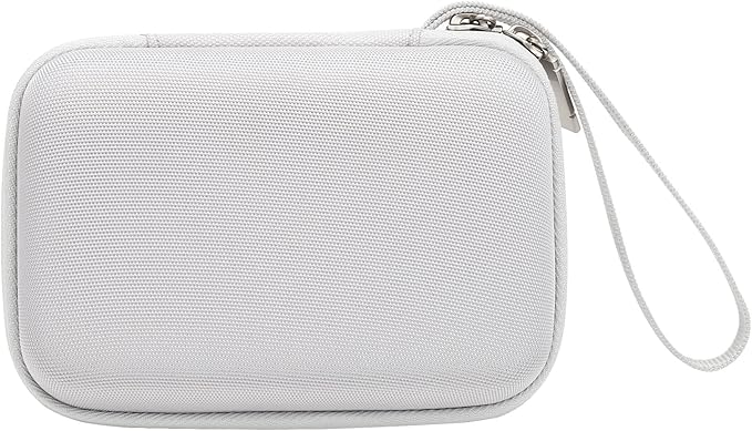 khanka Hard Travel Case Compatible with Liene 2x3” Photo Printer- Mini Instant Portable Photo Printer,Case Only (White)