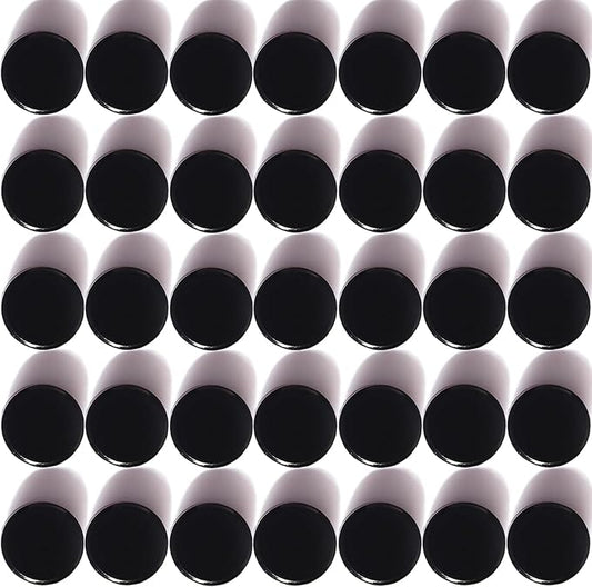 ZDZBLX Strong Fridge Magnets, 40 Pack Small Round Refrigerator Magnets Black, Heavy Duty Mini Magnets for Whiteboard, Kitchen, Office, Crafts, Locker, Classroom,Cute Decorative Magnet for Home School