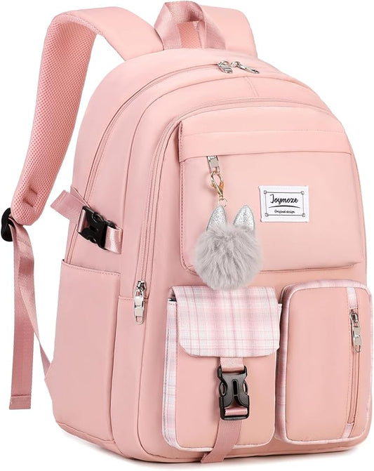 Cute Backpack for Girl Teenager Daily Backpack Women Backpack Purse Pink
