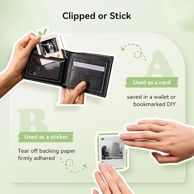 NIIMBOT B21 Pro Sticker Printer, 300DPI, Fun APP, Portable Inkless Label Printer, Bluetooth Sticker Maker for DIY Crafts, Notes, Scrapbook, Photo, Custom Labels & Gifts,Home Organization (Green)
