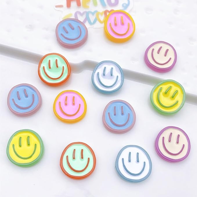 12PCS Strong Fridge Magnets, Colorful Decorative Smiling Face Refrigerator Magnets, Cute Whiteboard Magnets, for Office Classroom Cabinets and Dishwasher