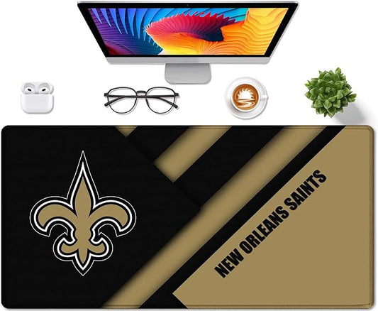 Large Mouse Pad Desk Mat for Home Office, Gaming Mousepad Extended Desk pad - Computer Keyboard Mouse Mat with Non-Slip Base and Stitched Edge Office Desk Organizers and Accessories