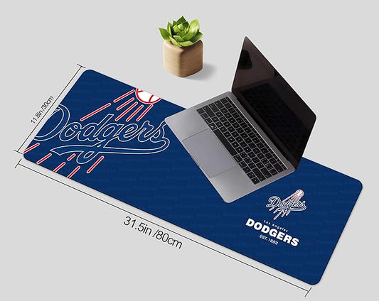 Extended Big Mouse Pad Large,XL Gaming Mouse Pad Desk Pad,31.5x11.8inch Long Computer Keyboard Mouse Mat Mousepad with 3mm Non-Slip Base and Stitched Edge for Home Office Work