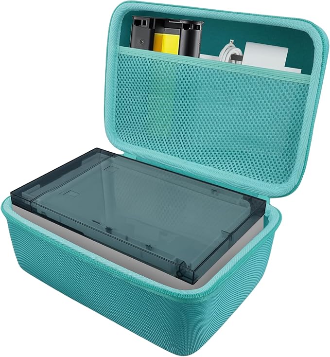 khanka Case Compatible with M100 M200 Liene 4x6'' Photo Printer, Wi-Fi Picture Printer,Case Only(Blue)