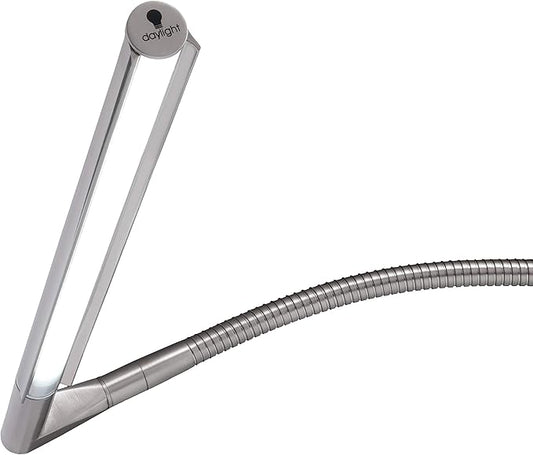 Desk & Table Lamp with Flexible Gooseneck - Clip On Clamp Lamp with Flexible Neck for Reading, Hobby, Work & Task