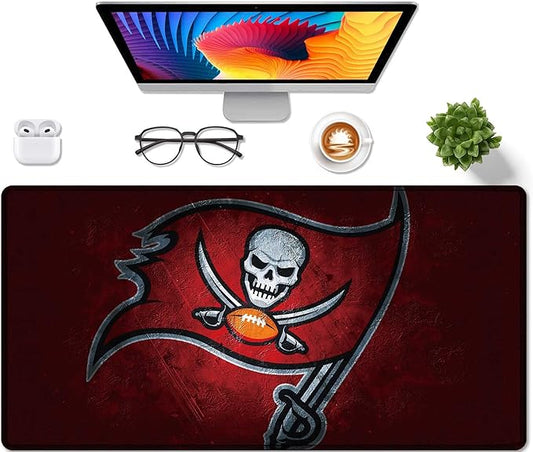 Large Mouse Pad Desk Mat for Home Office, Gaming Mousepad Extended Desk pad - Computer Keyboard Mouse Mat with Non-Slip Base and Stitched Edge Office Desk Organizers and Accessories