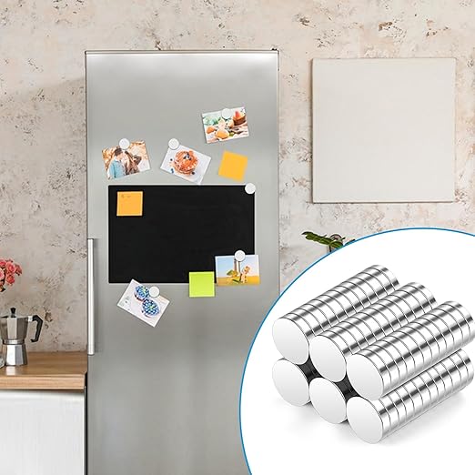 Small Magnets, 30 Pack Refrigerator Magnets 12x3mm Rare Earth Magnets Neodymium Magnets for Crafts, Whiteboard, Kitchen Cabinet